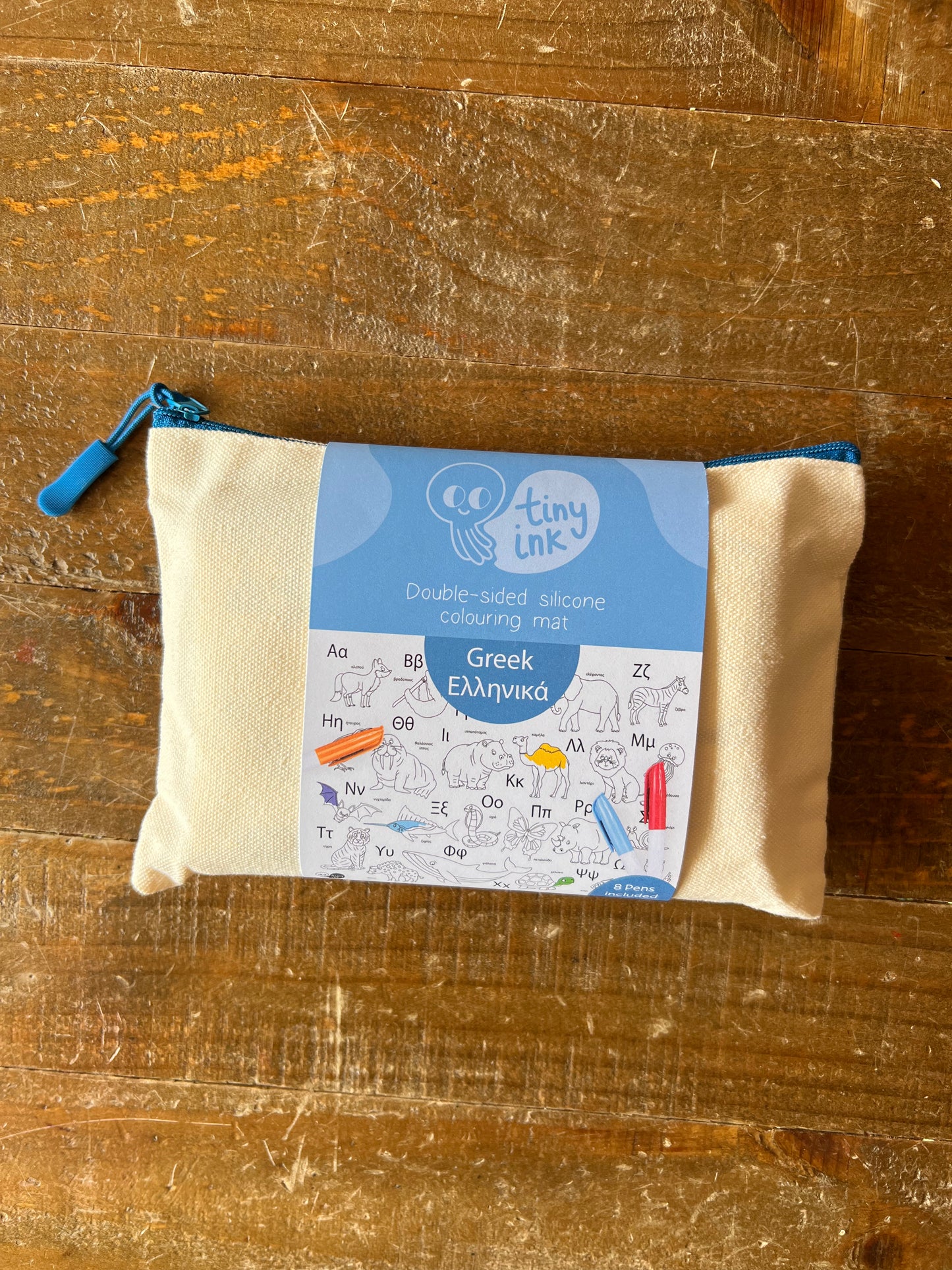 Greek silicone colouring mat