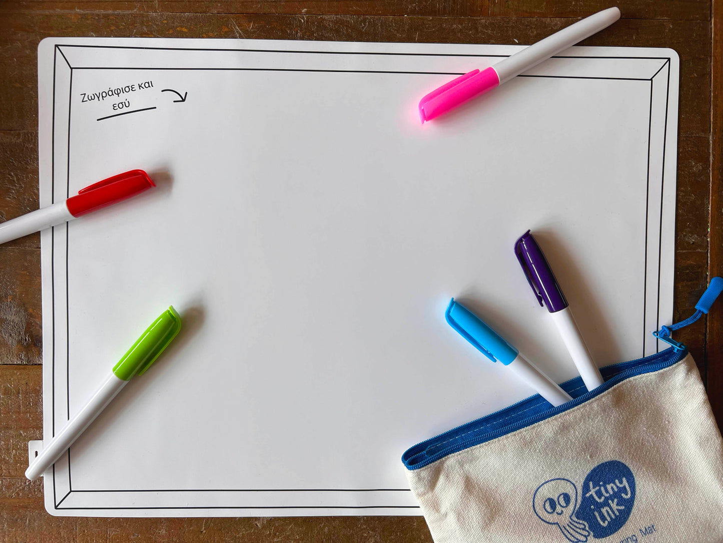 Greek silicone colouring mat